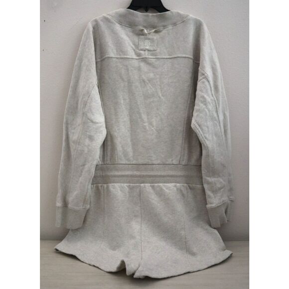 Free People Movement OB2023564 Women's Sz XL Gray Heather Intercept Romper - Picture 2 of 13